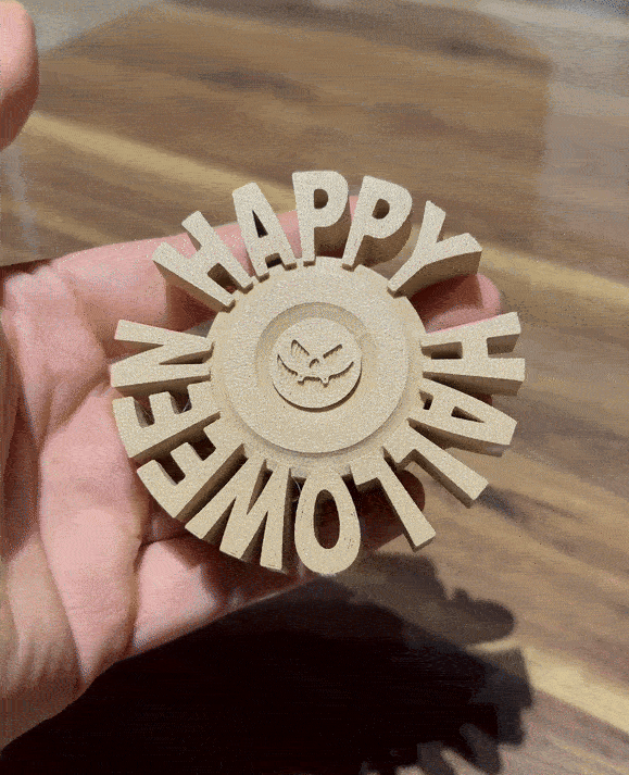 HALLOWEEN FIDGET TOY / SPINNER / PRINT IN PLACE