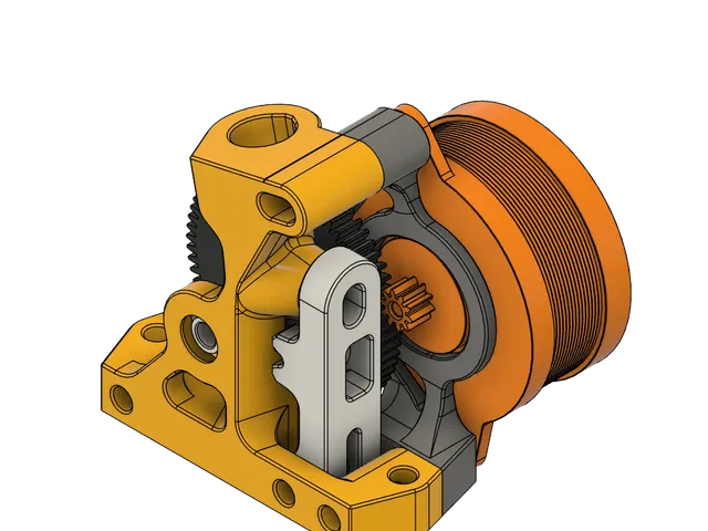 Titania Extruder with 10mm OD bearing
