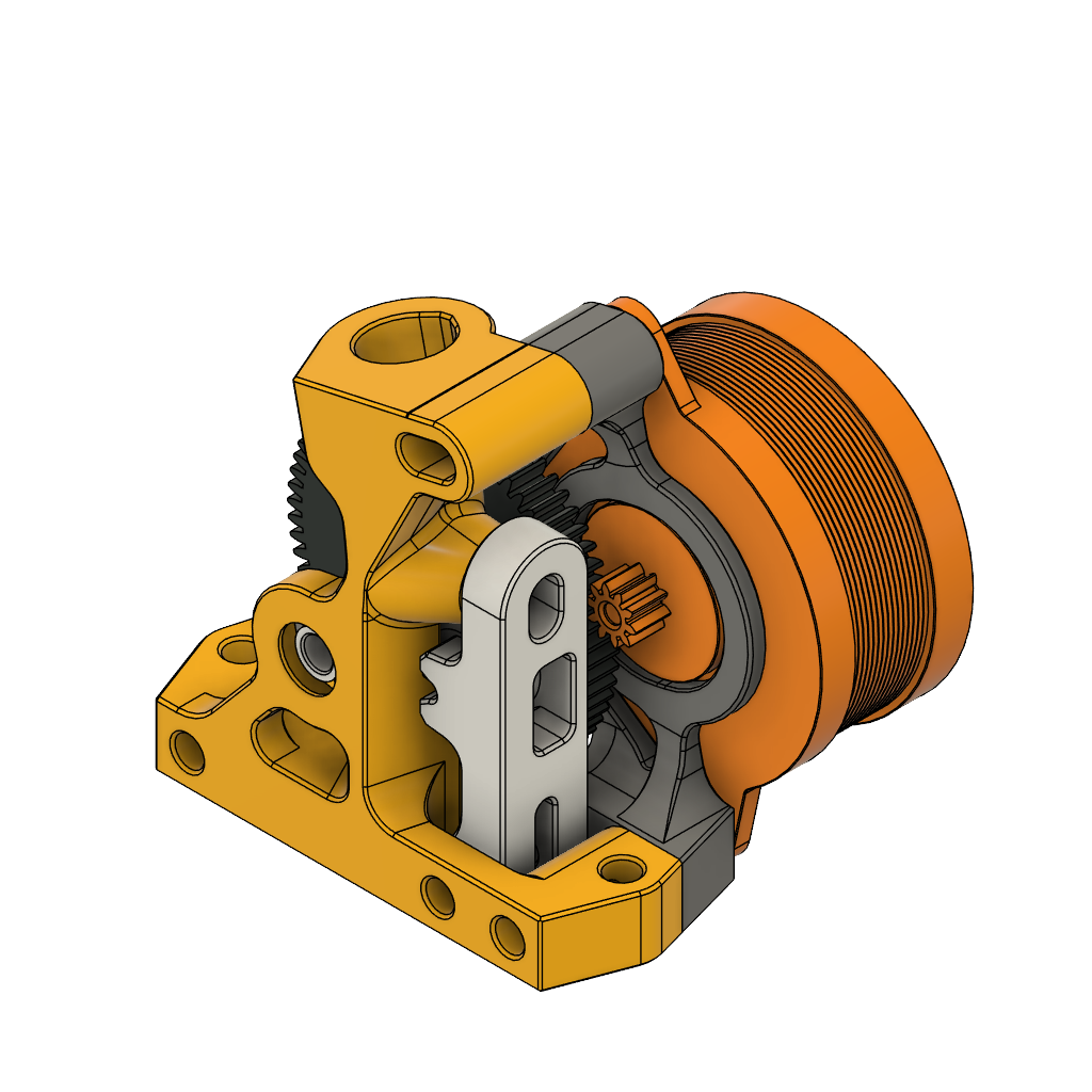 Titania Extruder with 10mm OD bearing