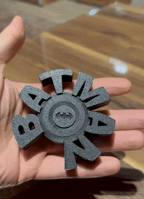 BATMAN FIDGET TOY / SPINNER / PRINT IN PLACE