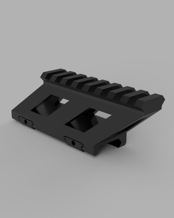 Airsoft rail extender
