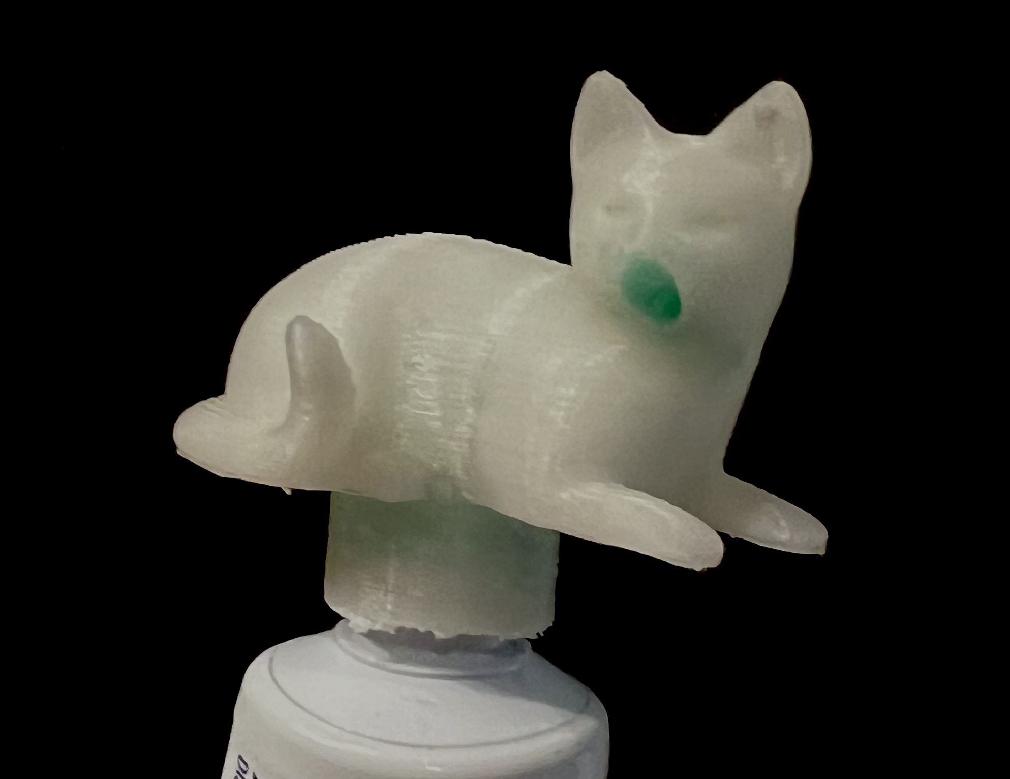Cat toothpaste dispenser Crest 3D model thumbnail