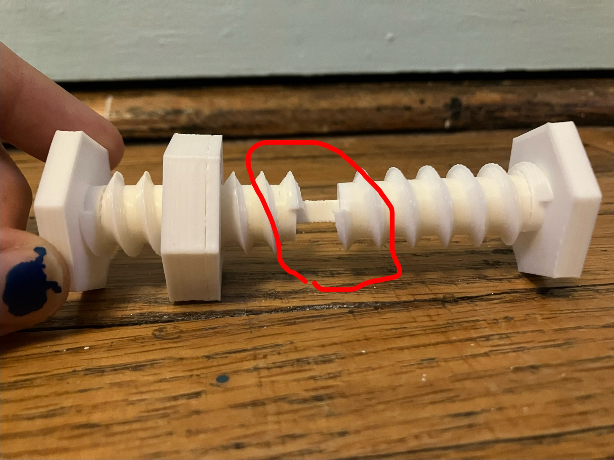 Miniatura 3 do modelo 3D Bolt and nut fidget