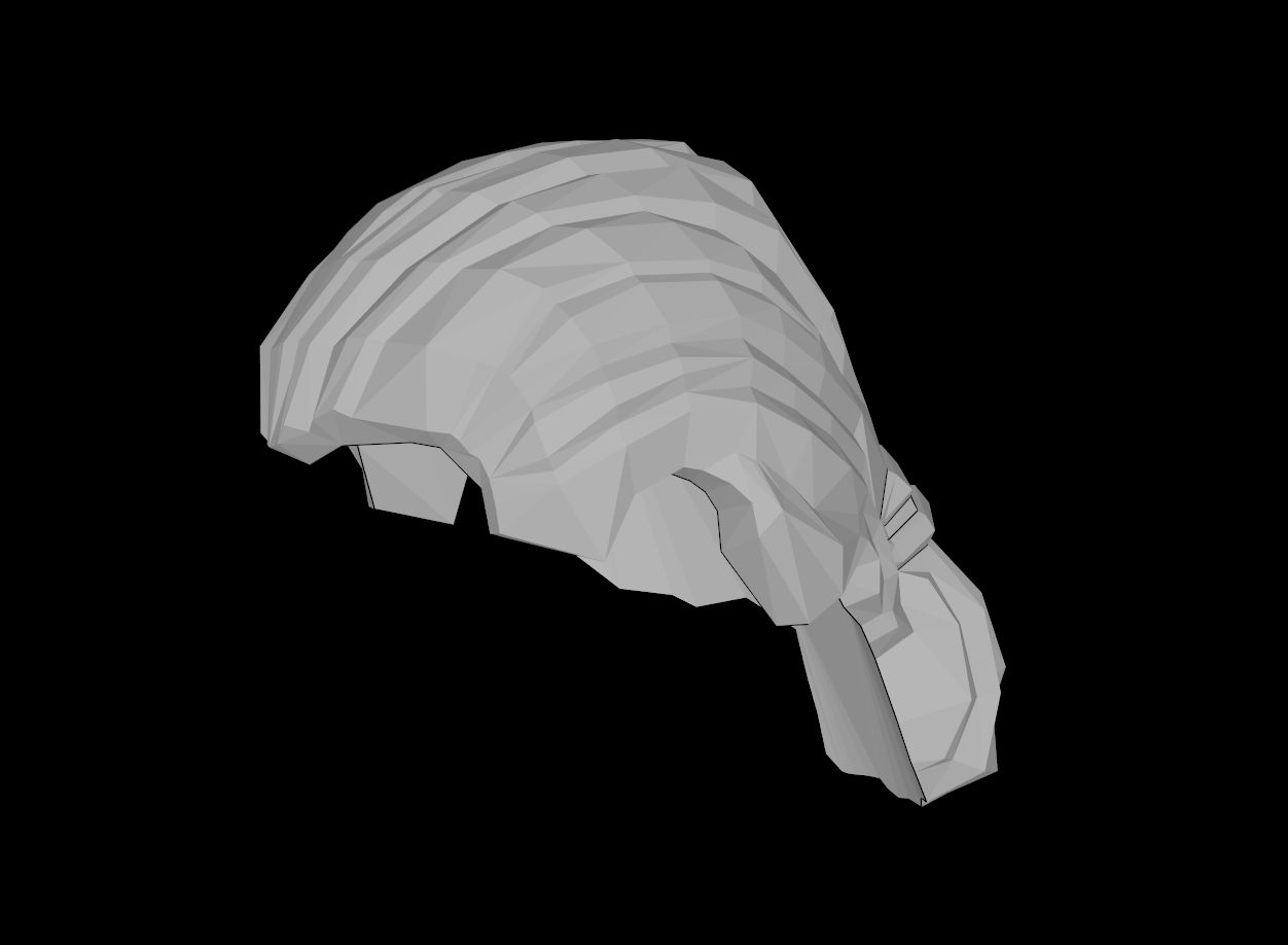Lego Compatible (95226.dat) Minifig Hair Swept Back with Short Ponytail