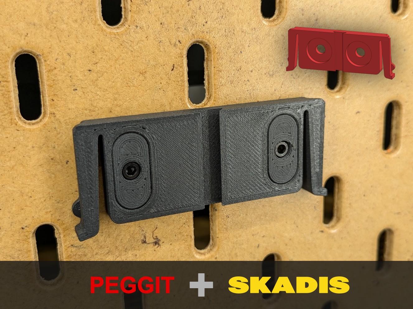 Skadis Peggit Clip (T-Nut)