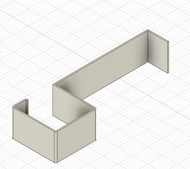 Headphone Mount for IKEA ALEX Desk/150mm thick desks.