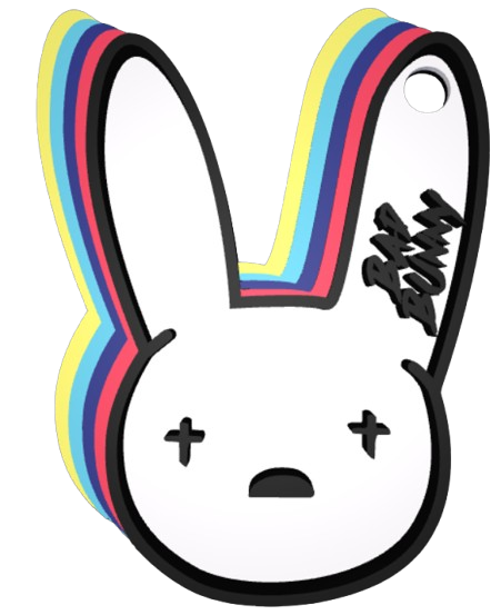 Bad bunny keychain
