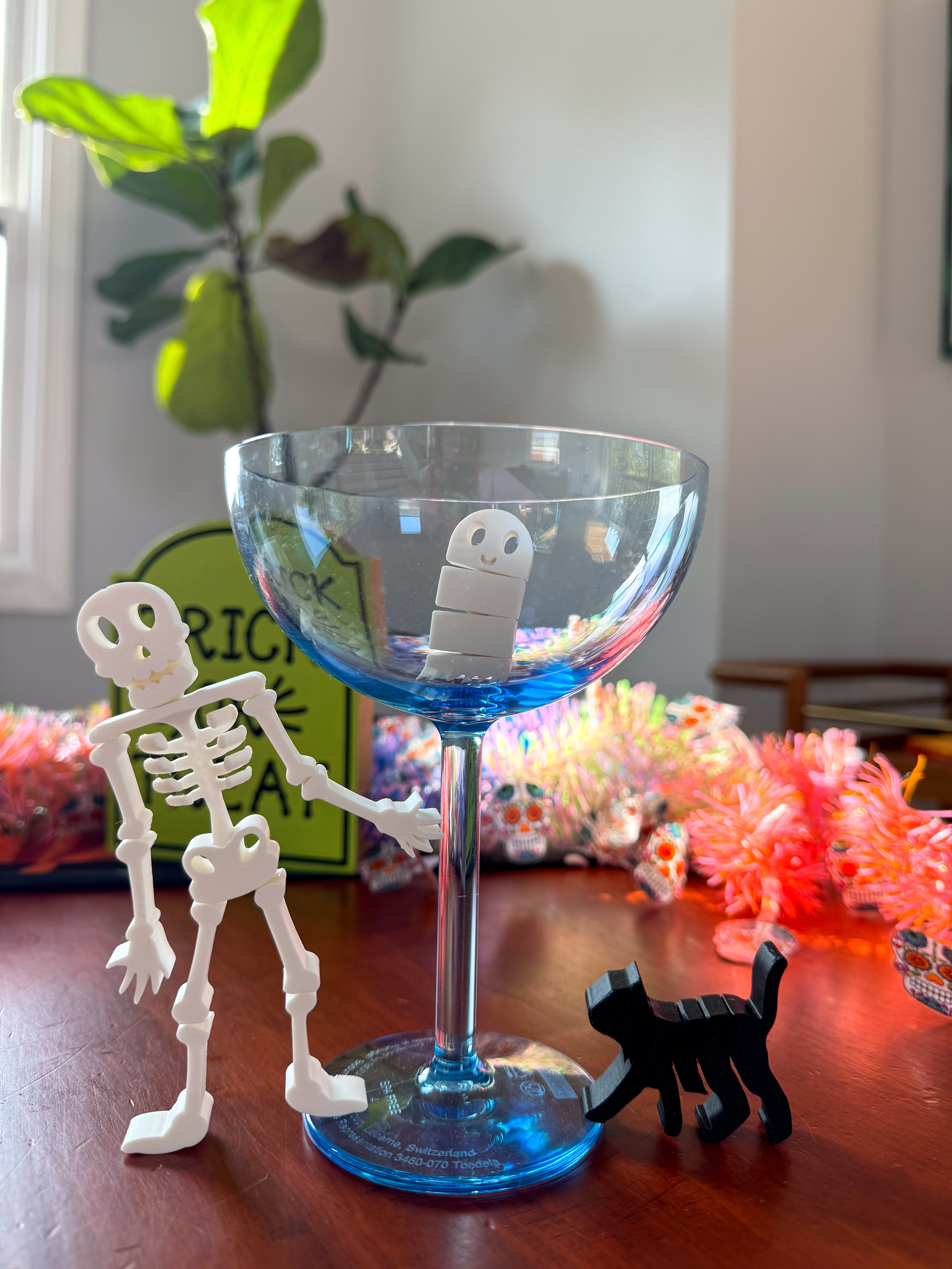 Miniatura 2 do modelo 3D Flexi Halloween Cat
