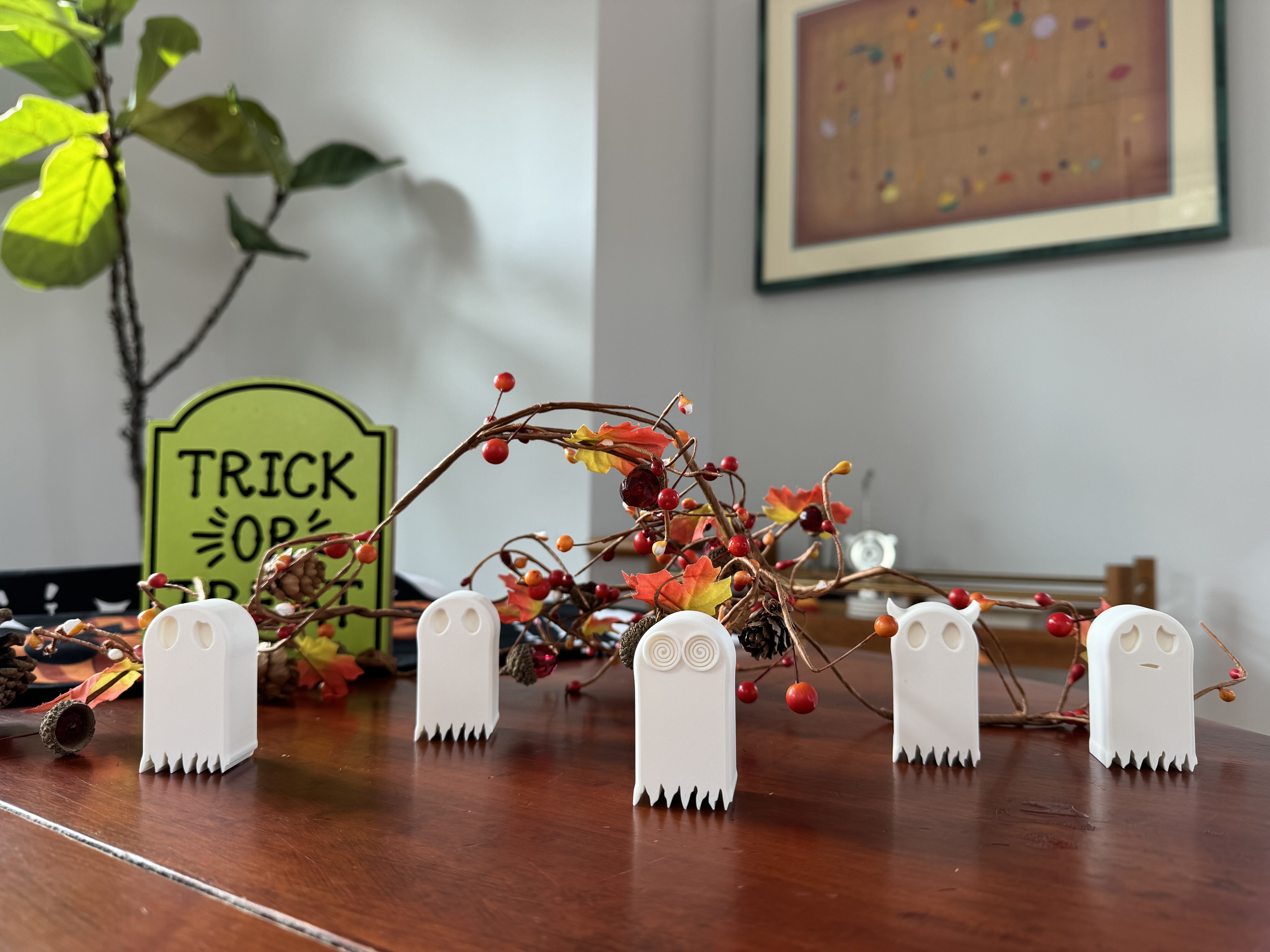 Cute Emoji Ghosts