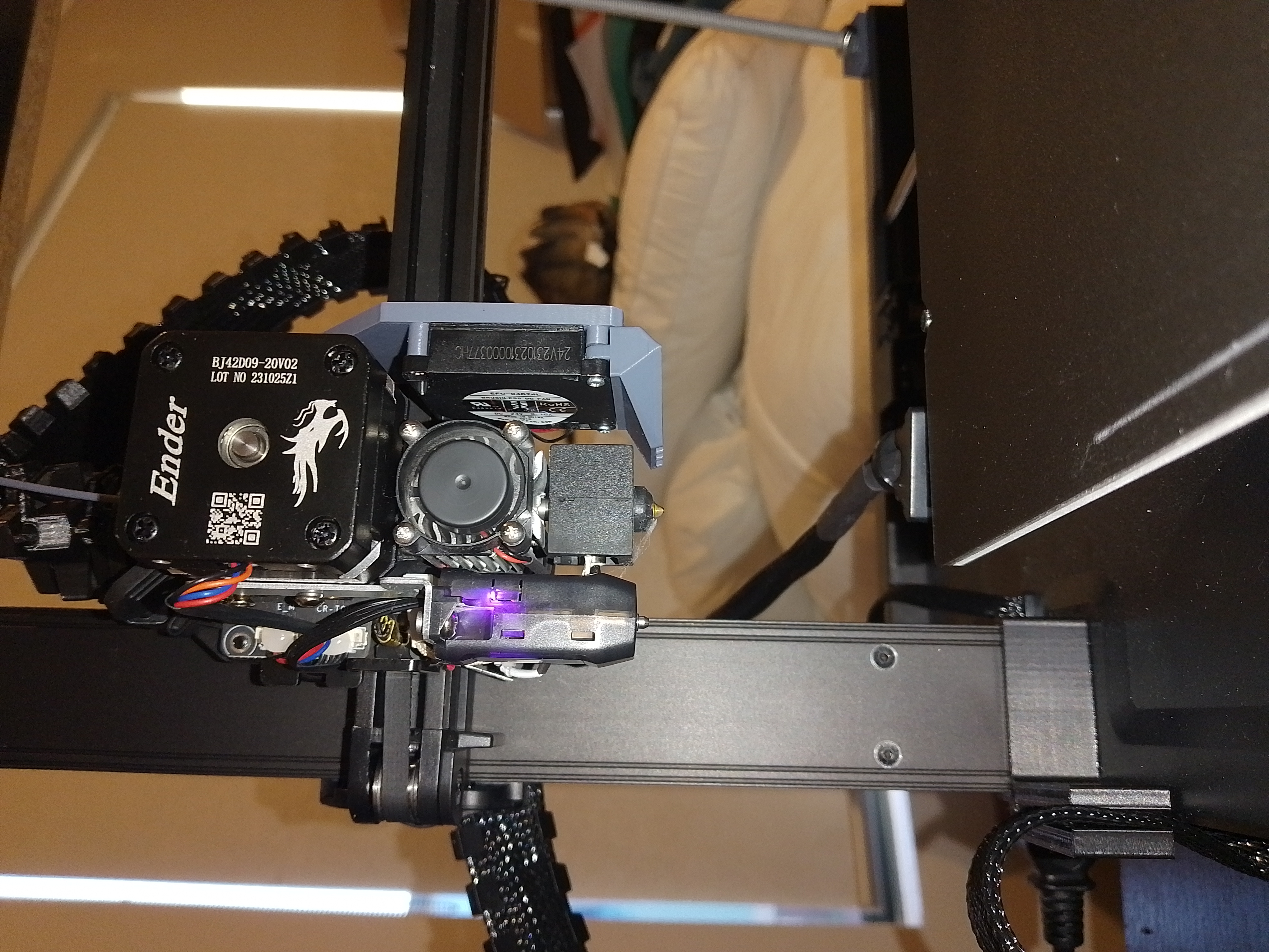 Ender V3 SE lightweight 4010 fan shroud & duct