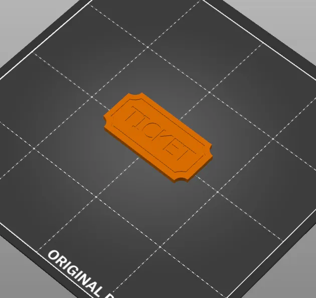 Movie Ticket Prop by Nicholas Berthelon | Download free STL model ...