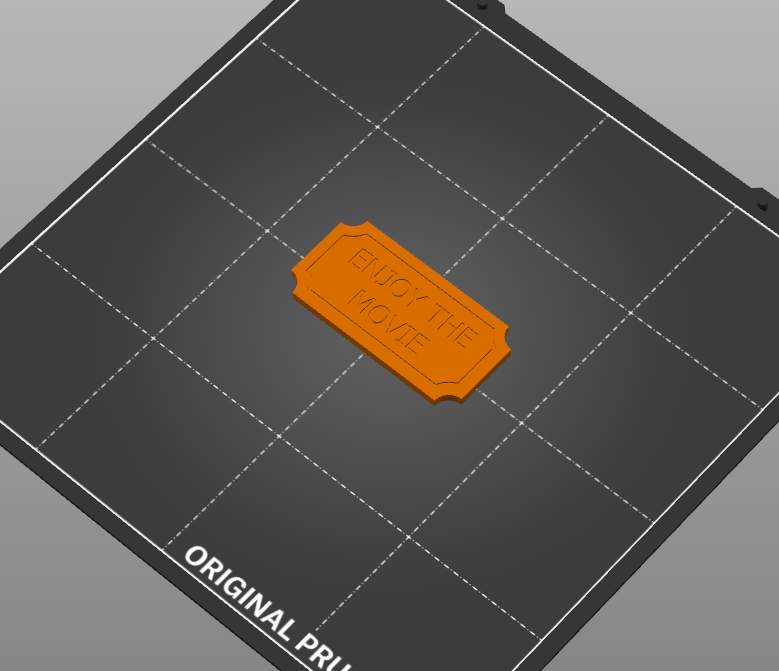 Movie Ticket Prop — miniatura 2