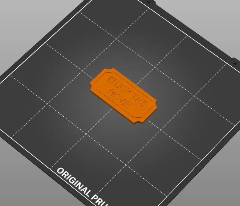Movie Ticket Prop by Nicholas Berthelon | Download free STL model ...