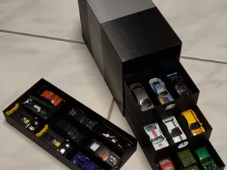 Play car storage box (matchbox and hot wheels) by Chnauel