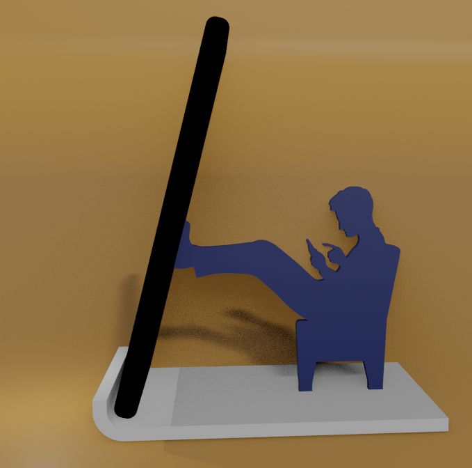 phone holder by Milinje | Download free STL model | Printables.com