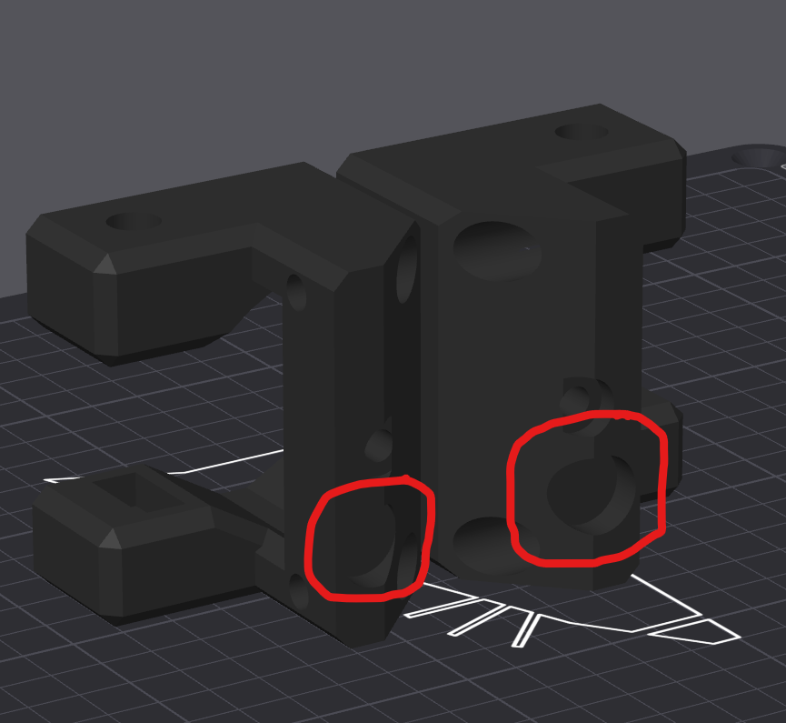 Front Tensioners for Ratrig V-Core 3.1 - Enclosure 2.0 ONLY -- nylock interference mitigation