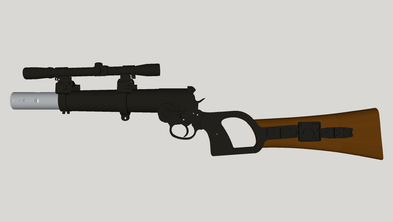 Boba Fett ESB blaster parts