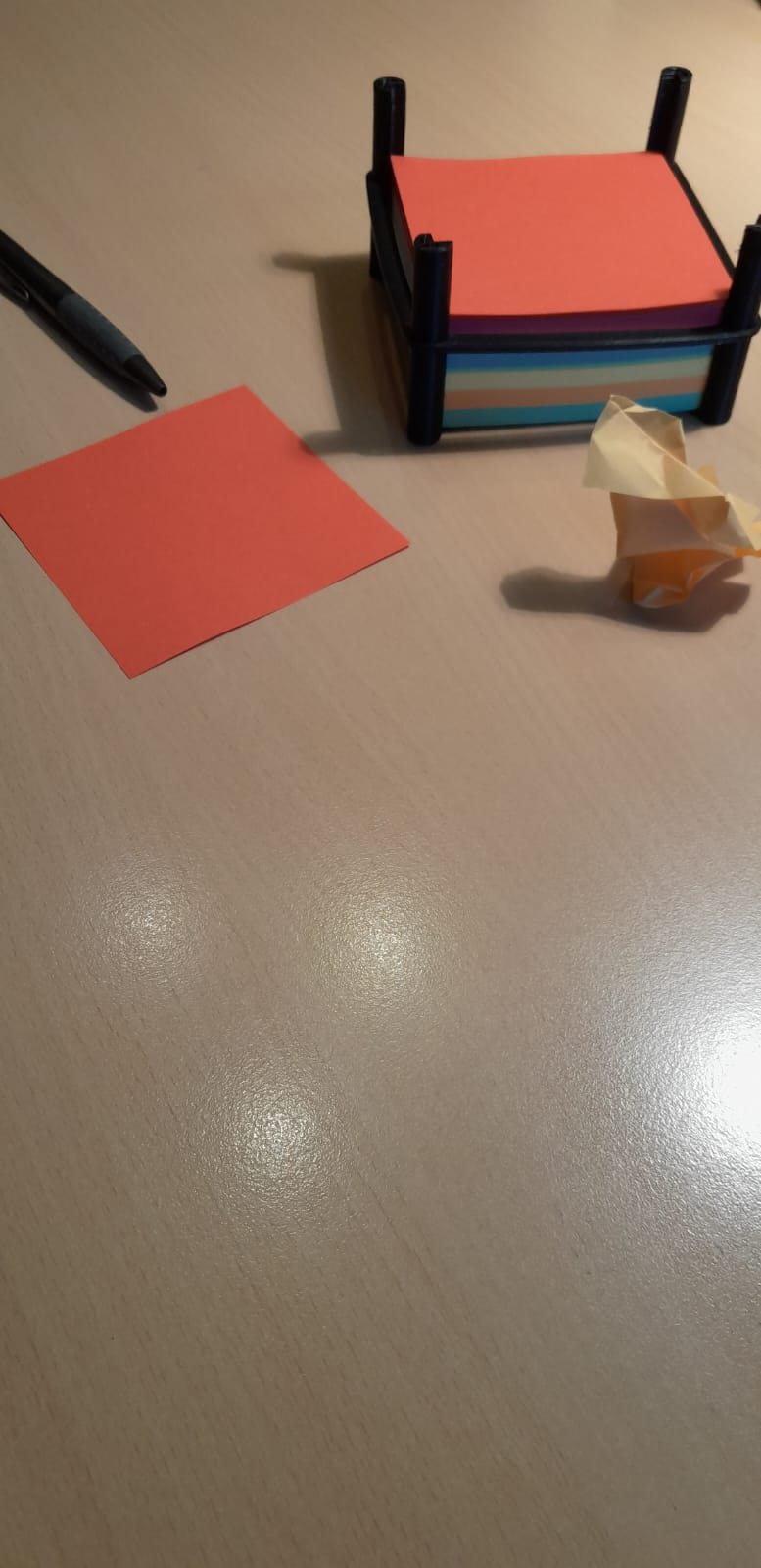 Portable note holder