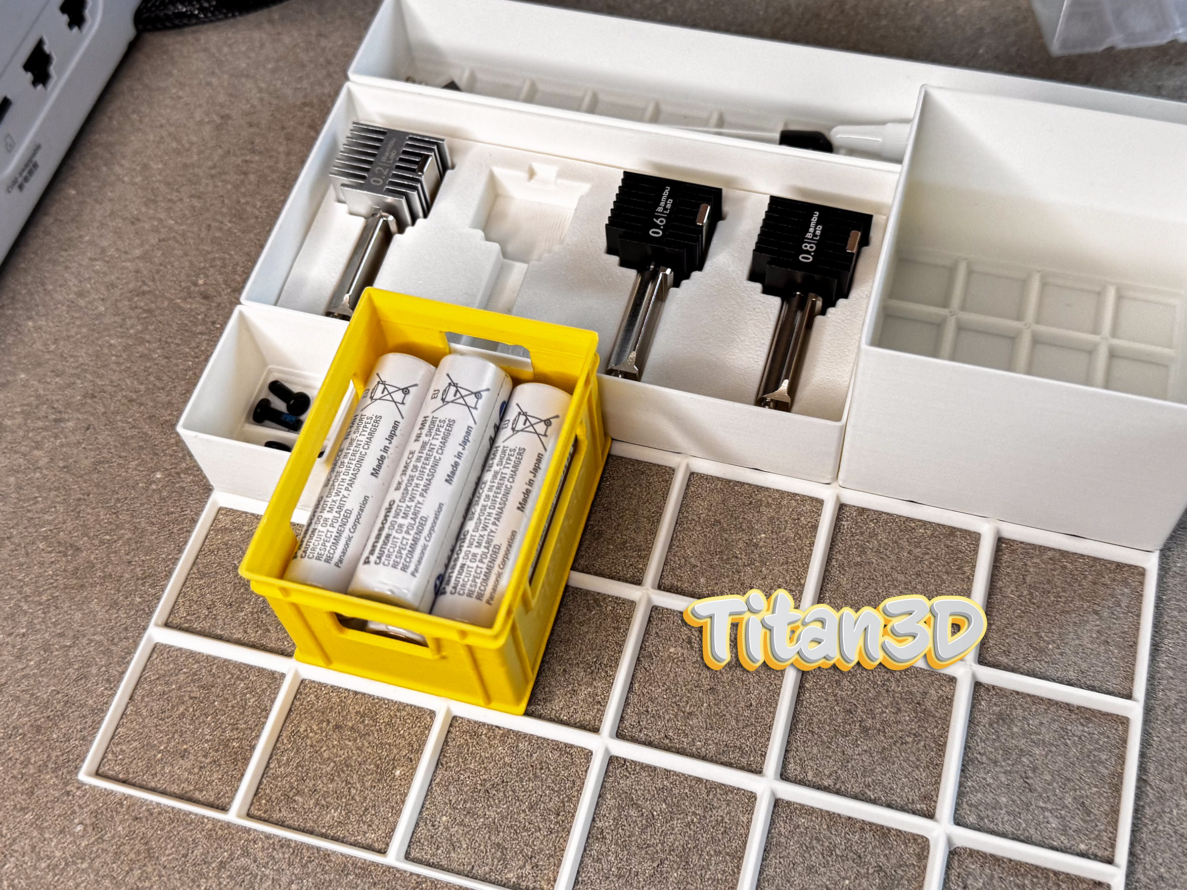 Stackable Mini Crate Titan3DGridLite — thumbnail 2