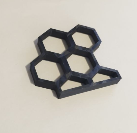 Honeycomb wall border short V_B