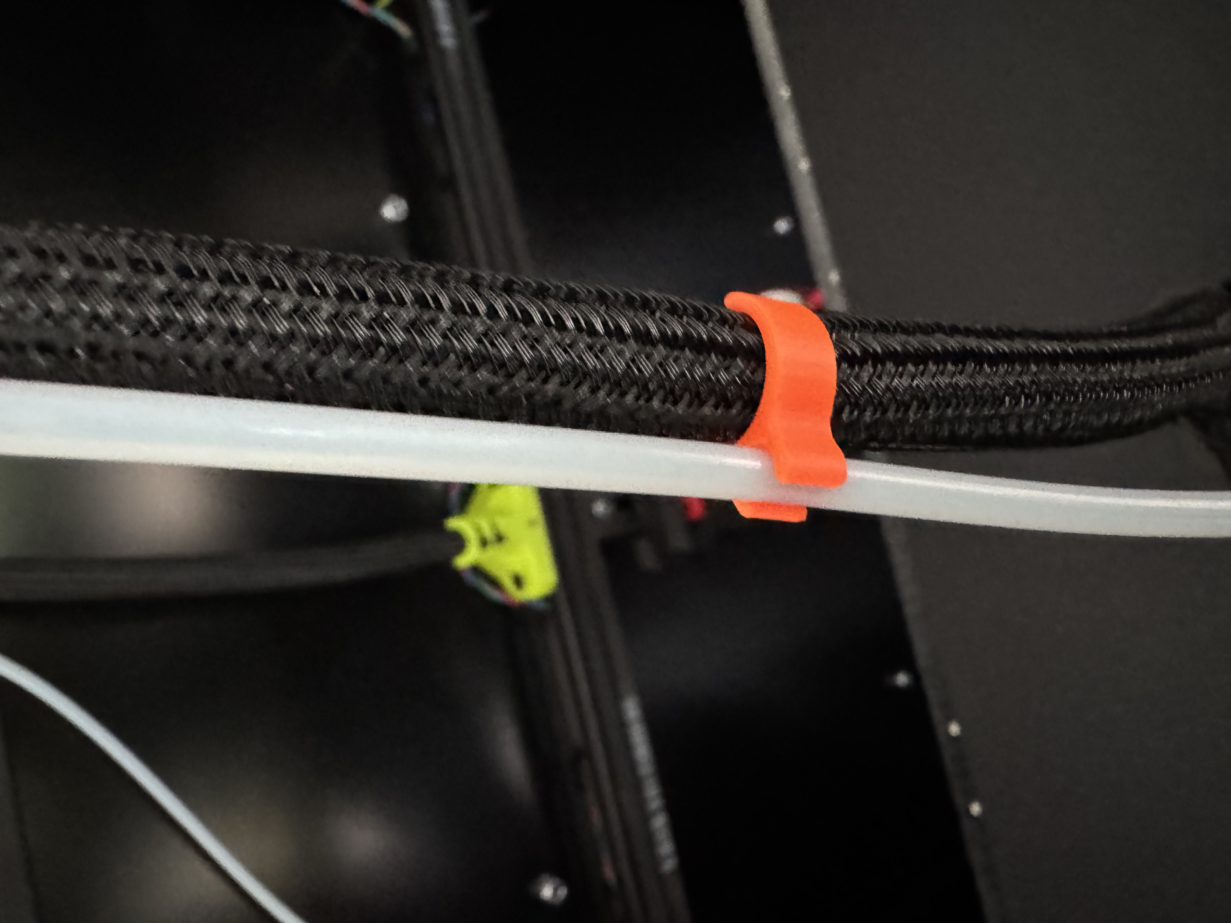Clip for RatRig V-Core 4 braided sleeve and PTFE tube