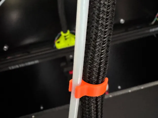Clip for RatRig V-Core 4 braided sleeve and PTFE tube