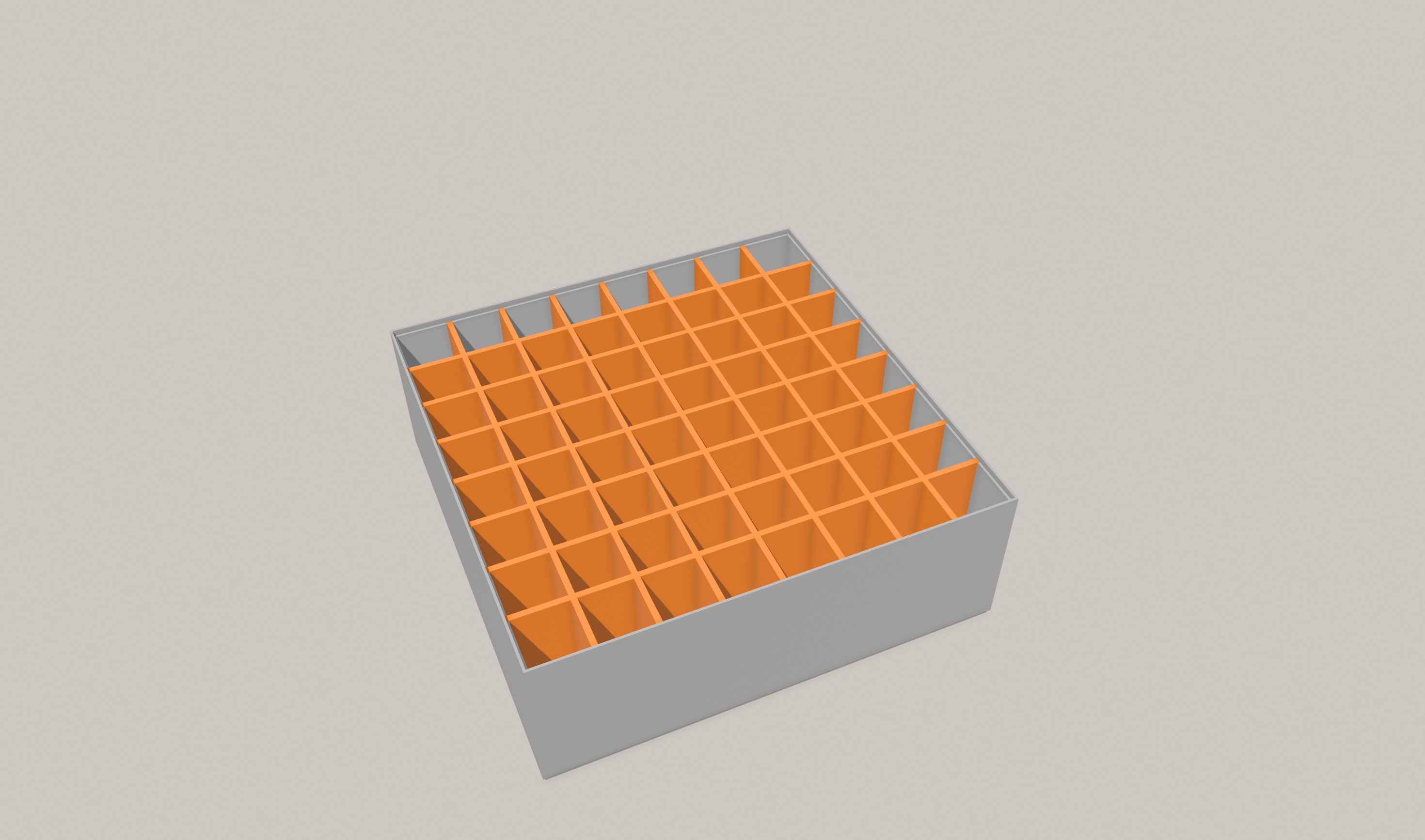 Stackable Boxes with Adjustable, Removable Grid — miniatura 2