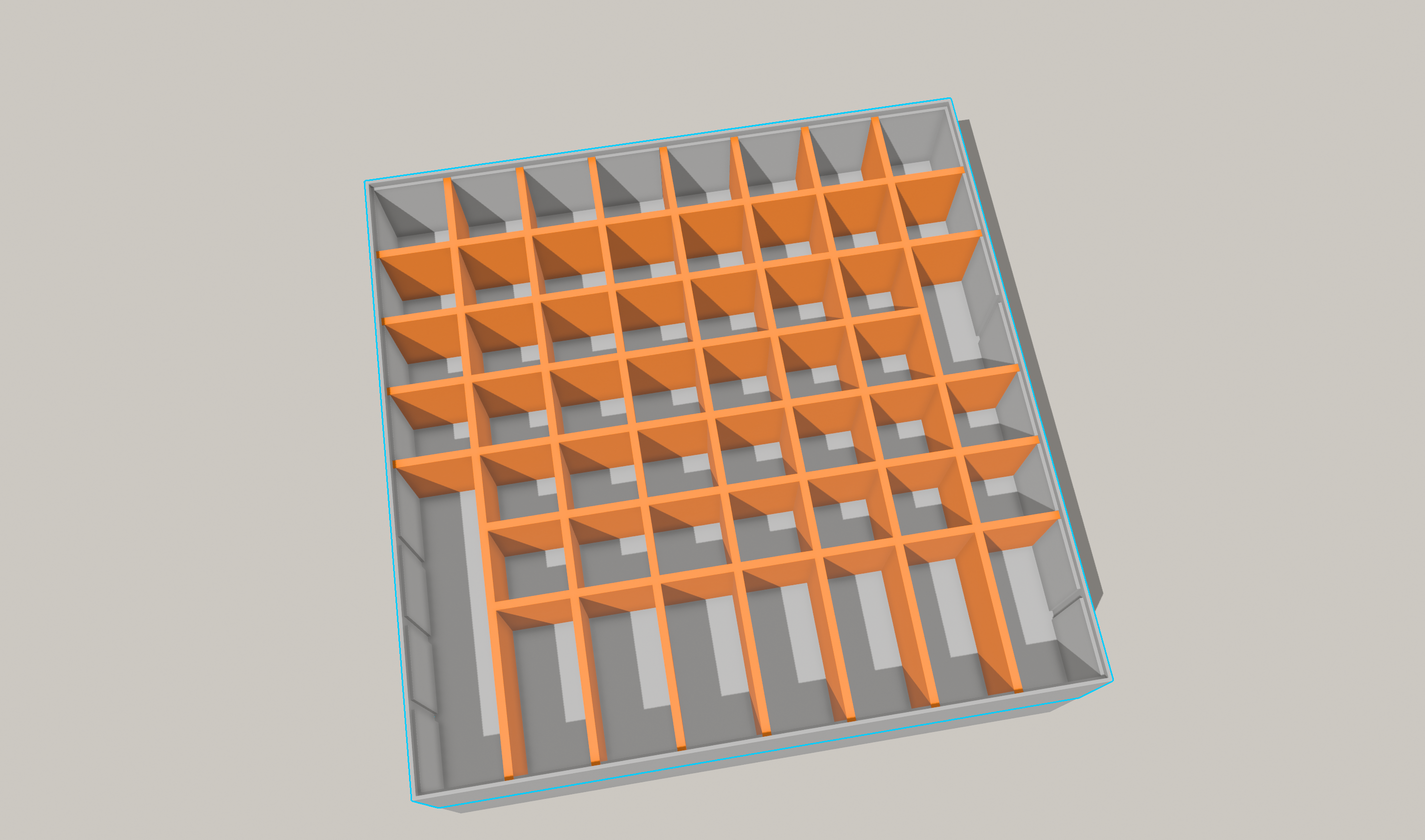 Stackable Boxes with Adjustable, Removable Grid — miniatura 5