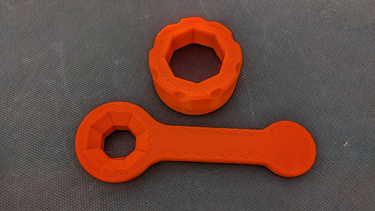 Oil filter wrench (for Z418) by 3DPS | Download free STL model