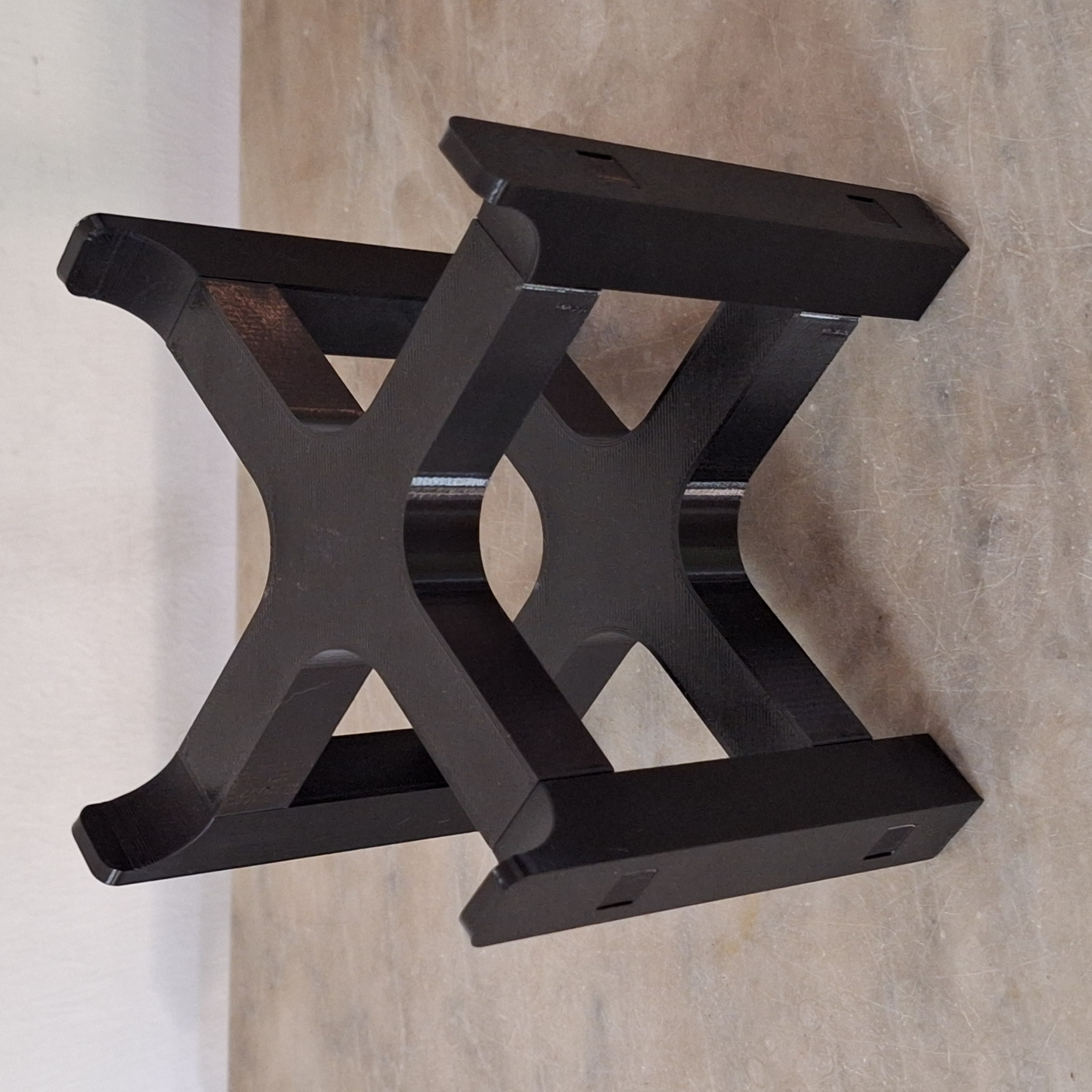 Food and water bowl stand for cats