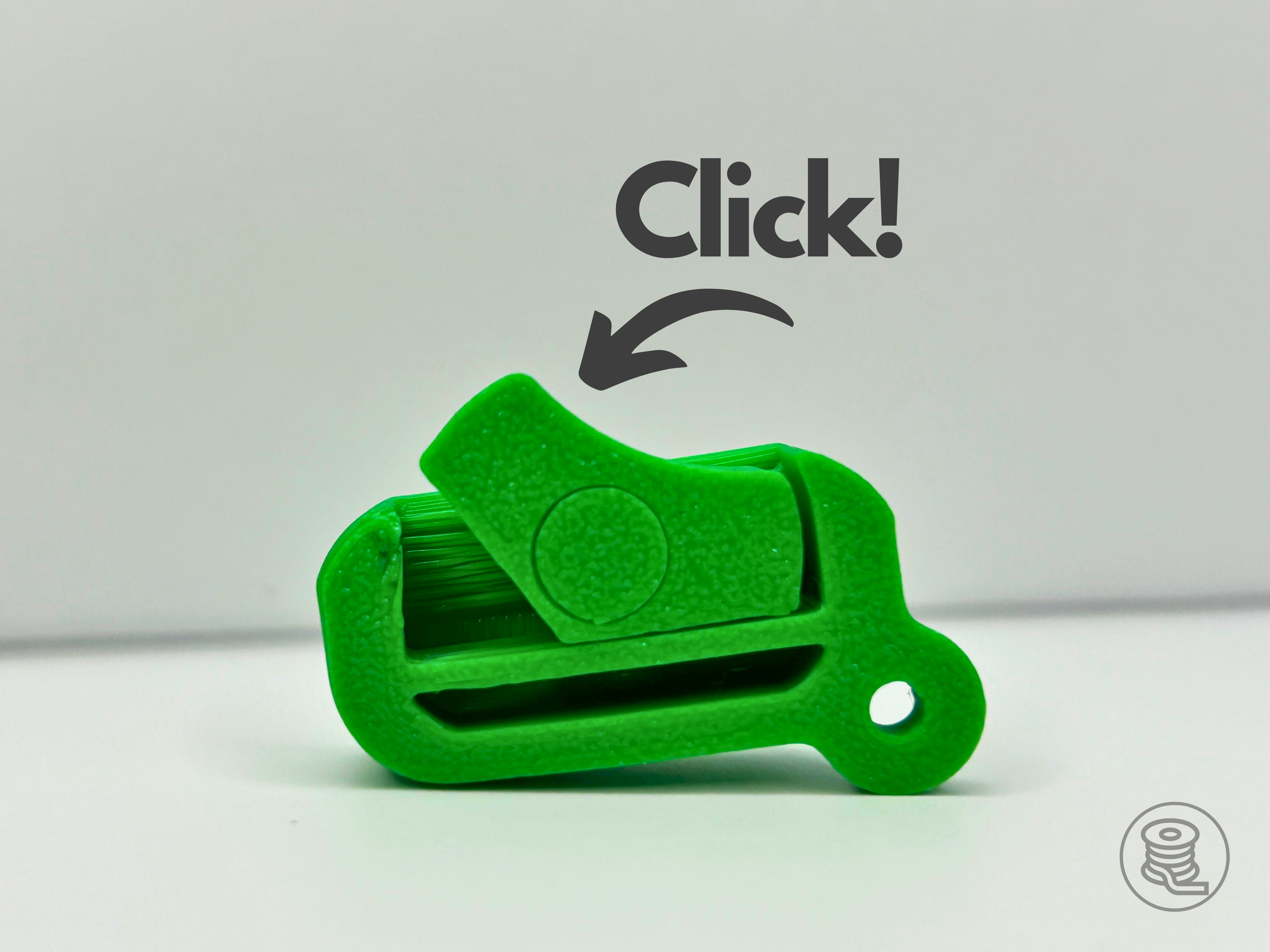 Miniatura 2 do modelo 3D Fidget Switch Keychain (Print in Place)