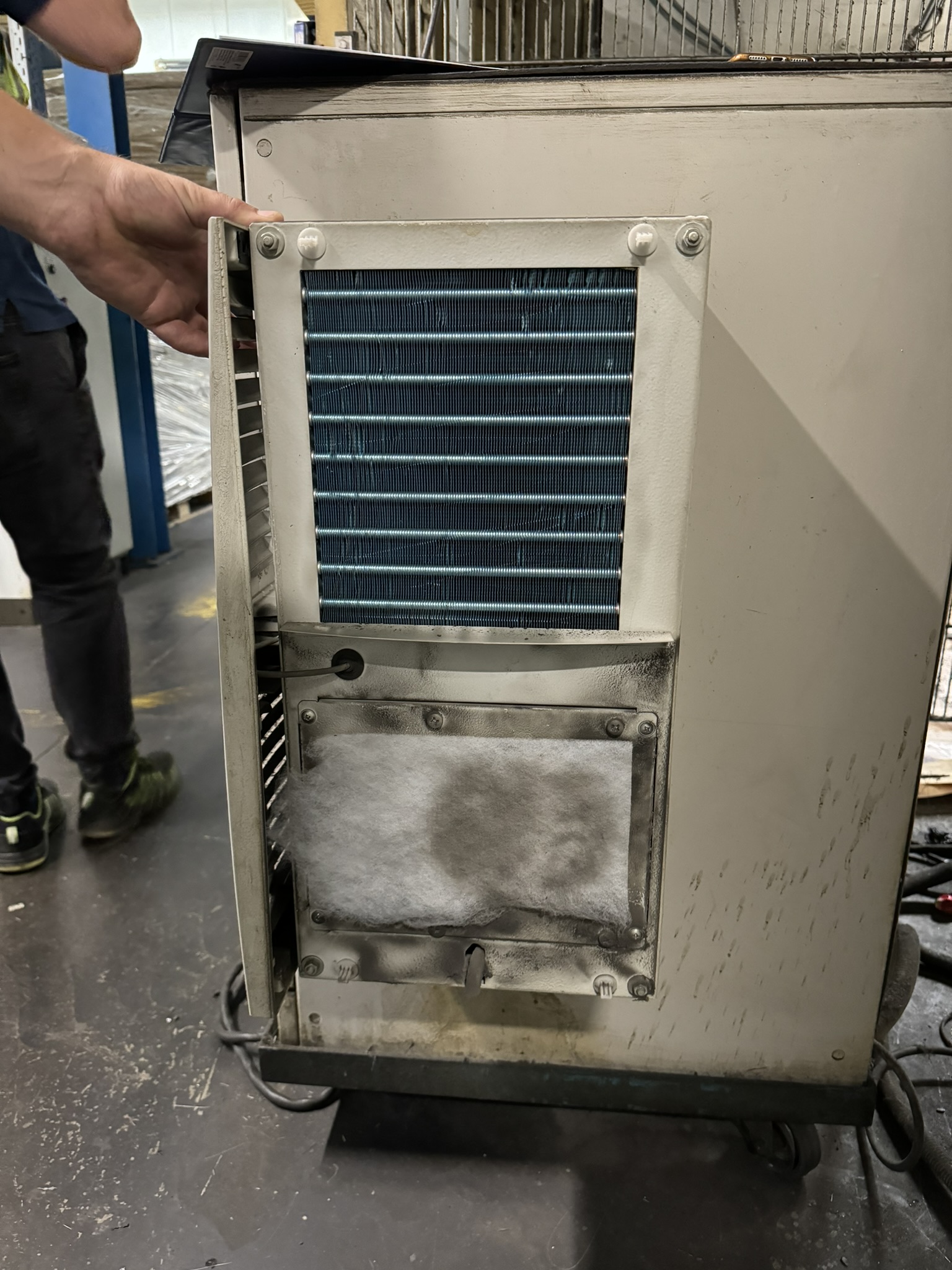 filter holder for Rittal switchboard air conditioning by