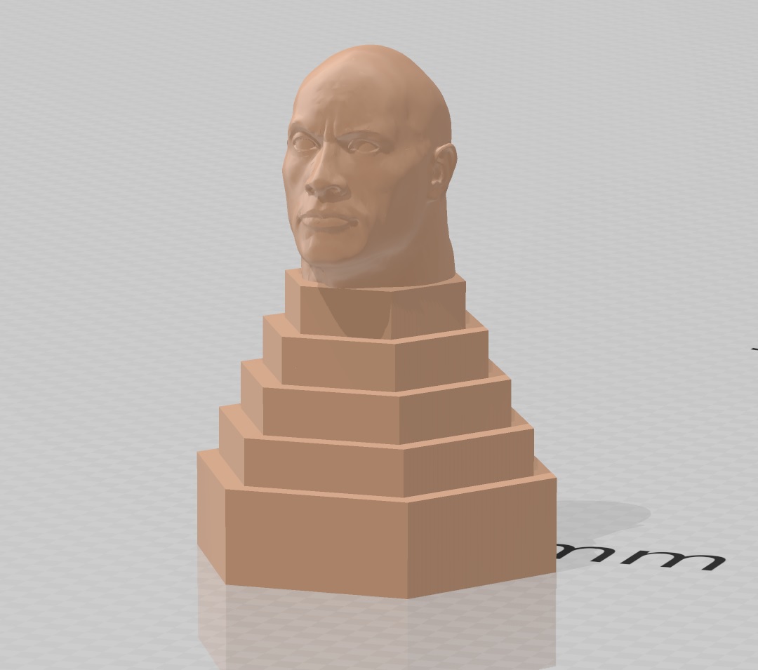 The Rock Head Board Game Figure