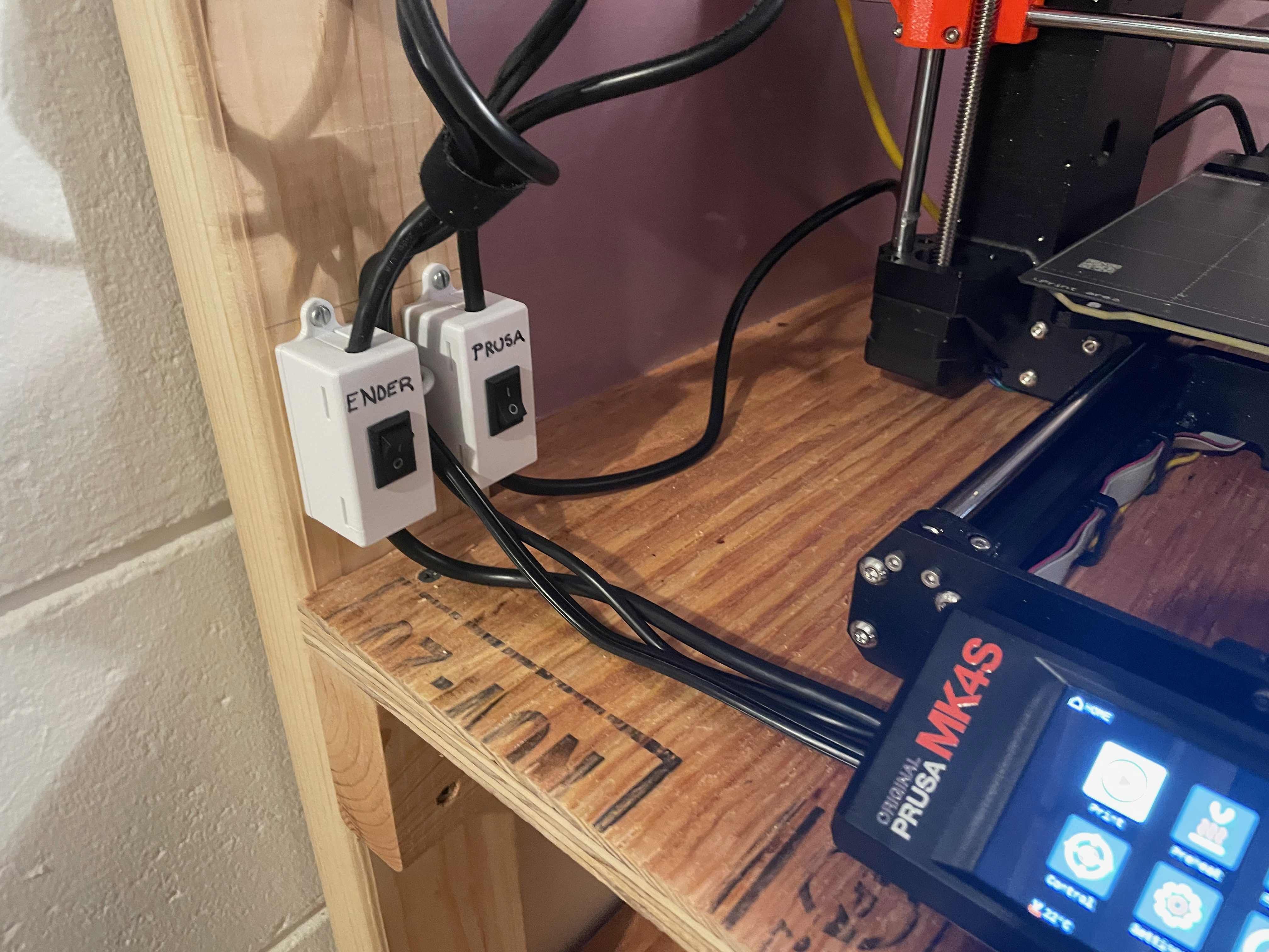 Mounted Inline Rocker Switch Enclosure