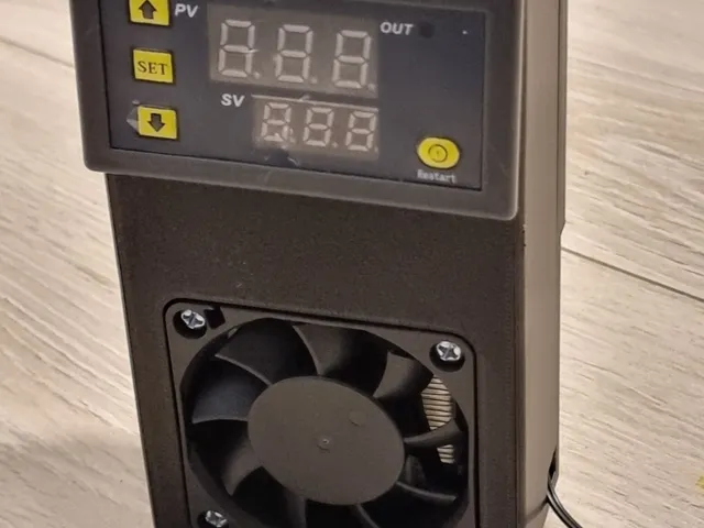 Resin printer heater