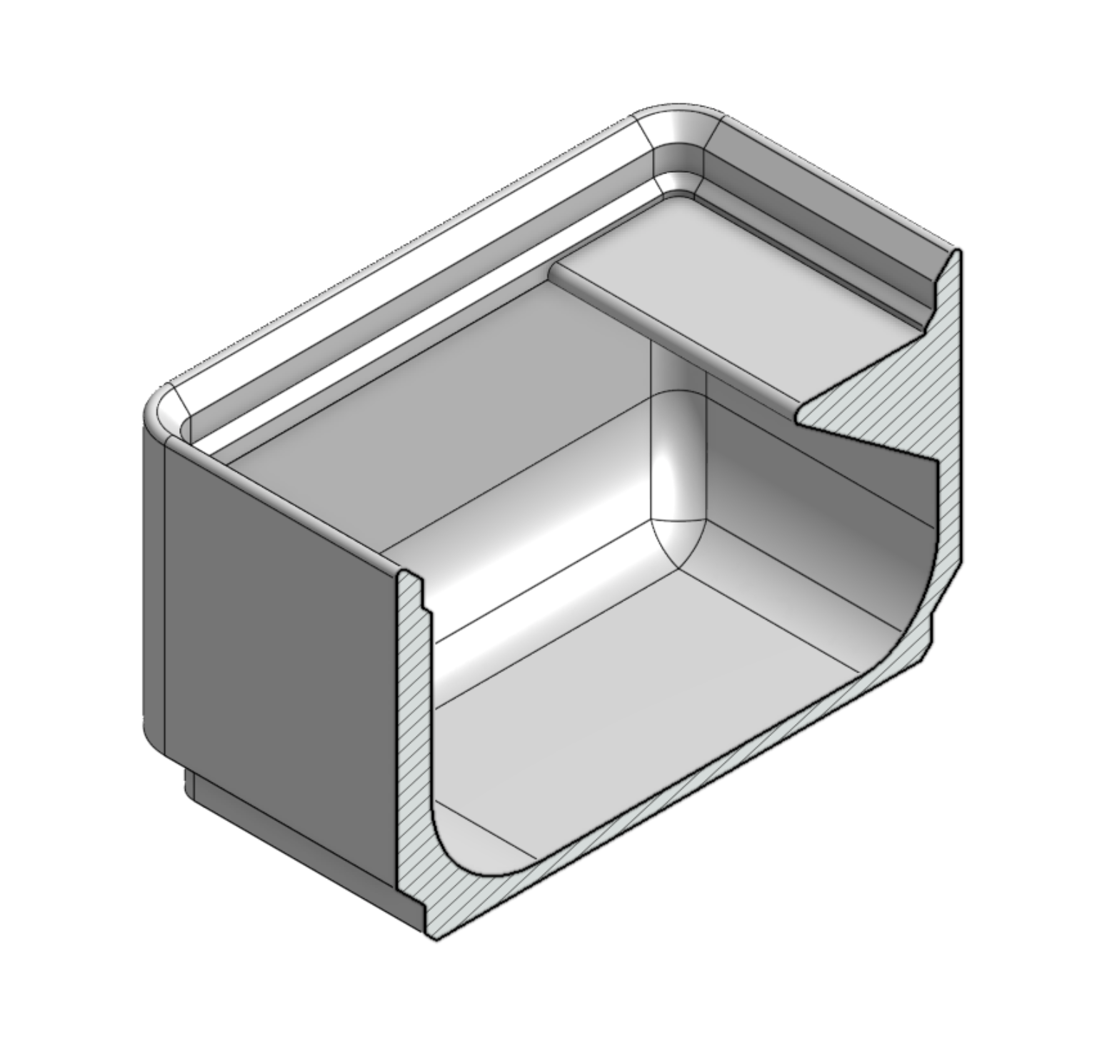 Miniatura 2 do modelo 3D Gridfinity Deep 1x1 Bin