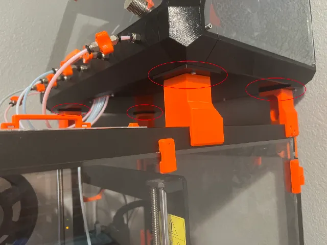 (Un)original Feet for PrusaBox Optional Spool Tank on Top Feet