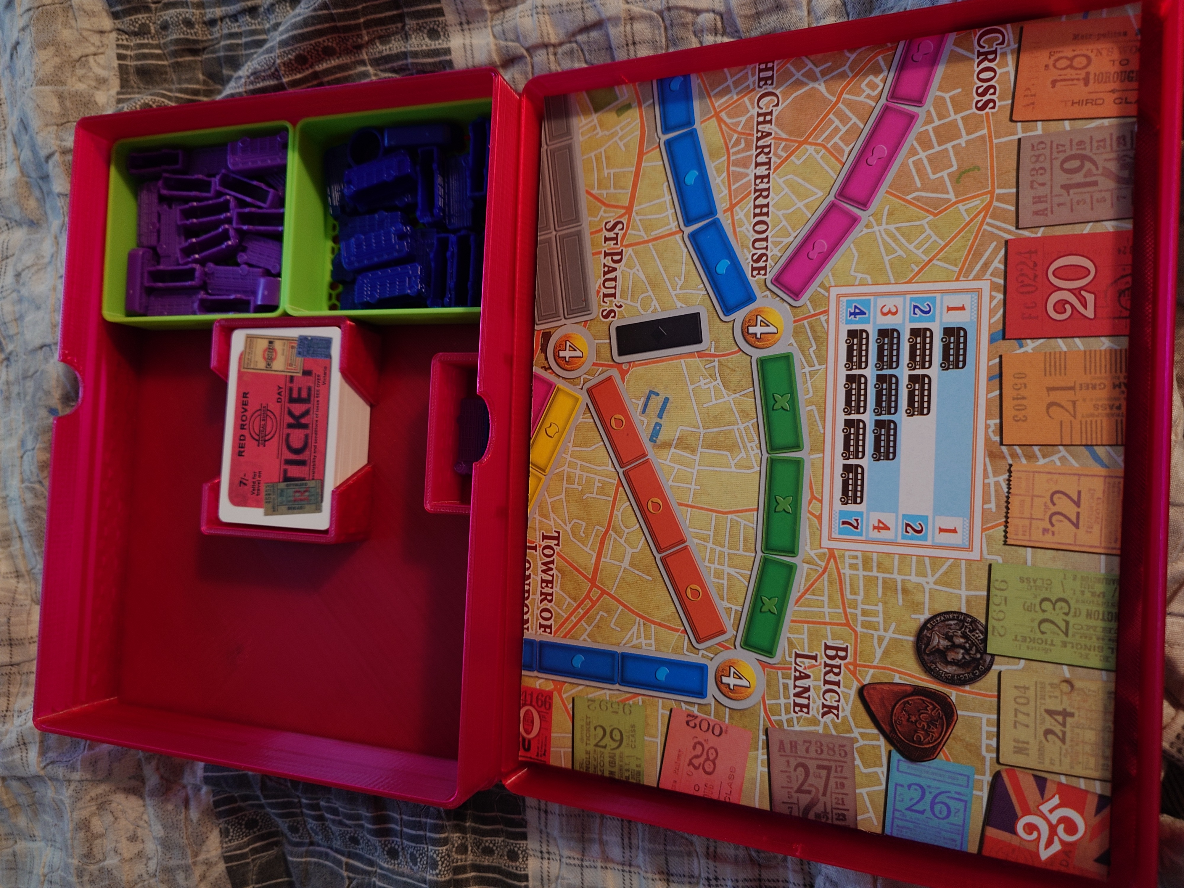 Ticket to ride - london - compact travel box+insert