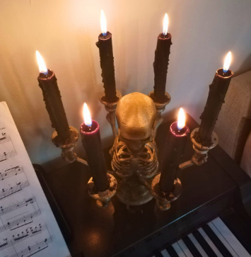 Miniatura 2 do modelo 3D Skull Candlestick