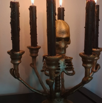 Miniatura 3 do modelo 3D Skull Candlestick