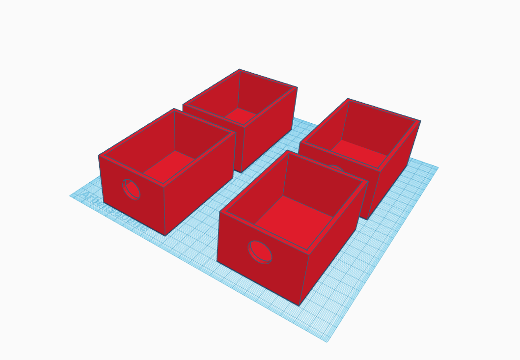 Shelf with 4 compartments/stackable — thumbnail 5