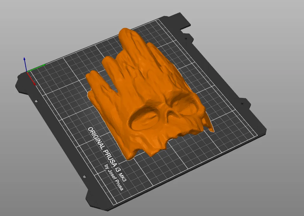 Haunted Wood Skull by Oksus | Download free STL model | Printables.com