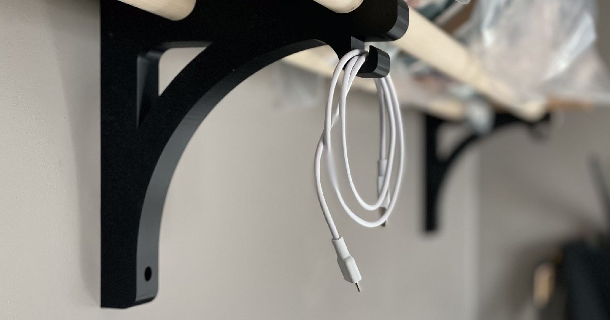 Filament Spool Shelf Bracket by MrMoonlight Download free STL model