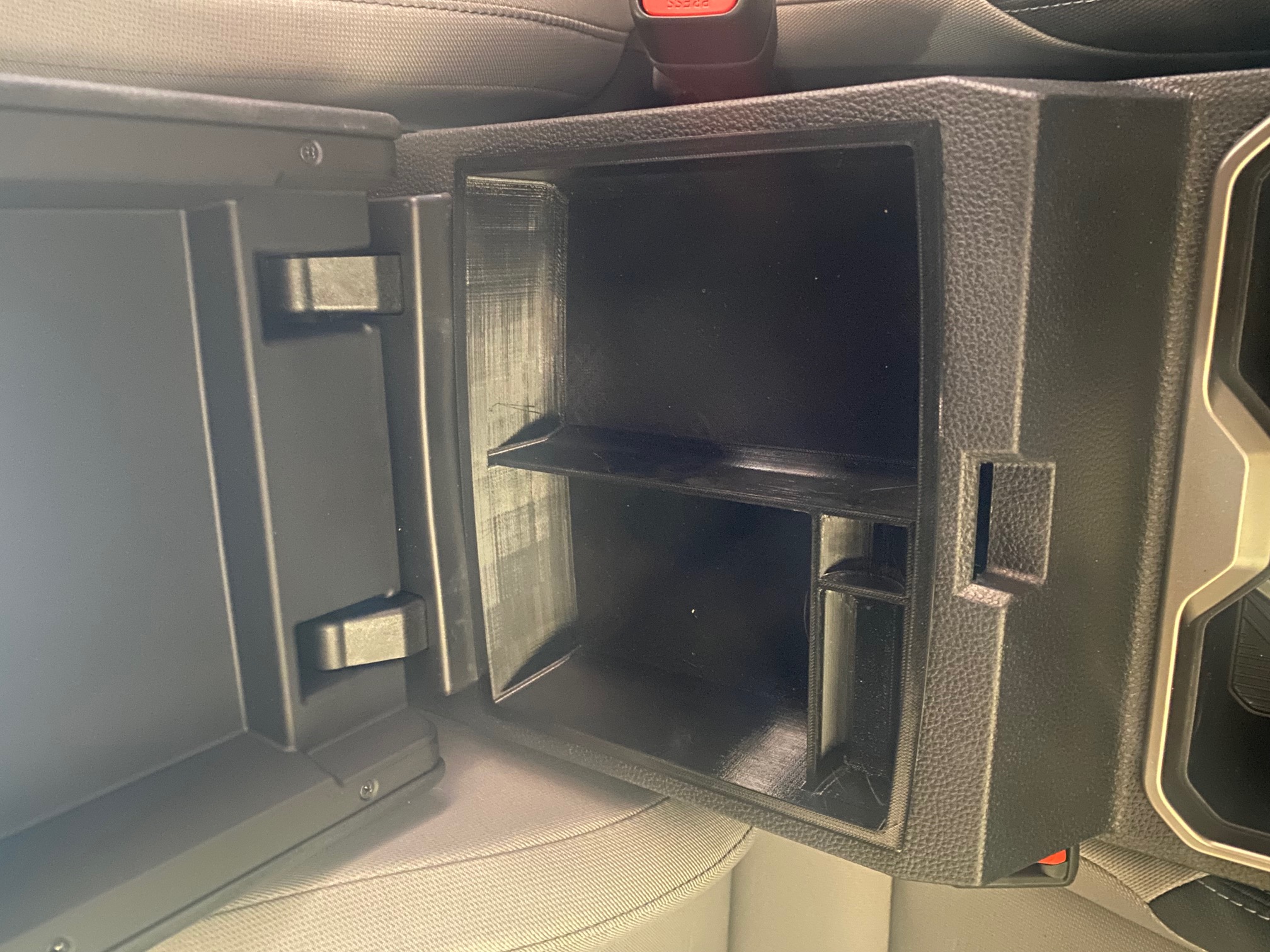Toyota Tacoma center console tray