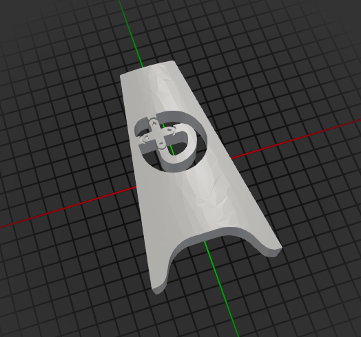 Legion Go Modular Controller Adapter w/ Bazzite Logo