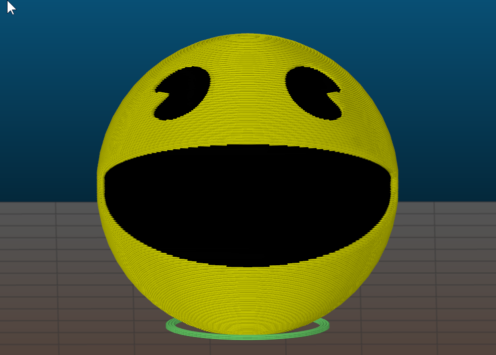 Miniatura 4 do modelo 3D Pac-Man (multicolor)