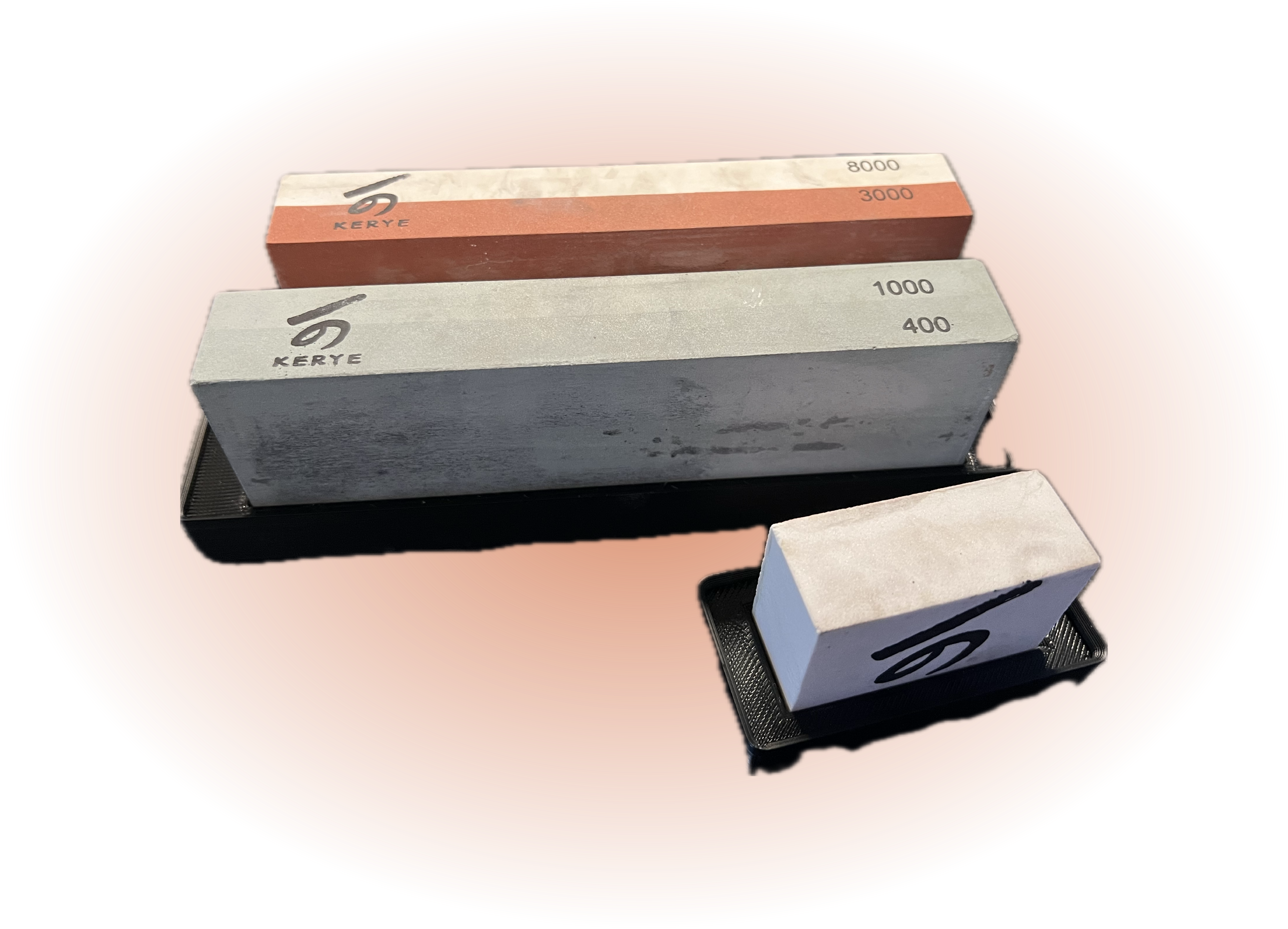 Gridfinity holders for kerye sharpening stones