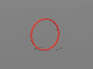 Honda lawn mower carb float bowl gasket.