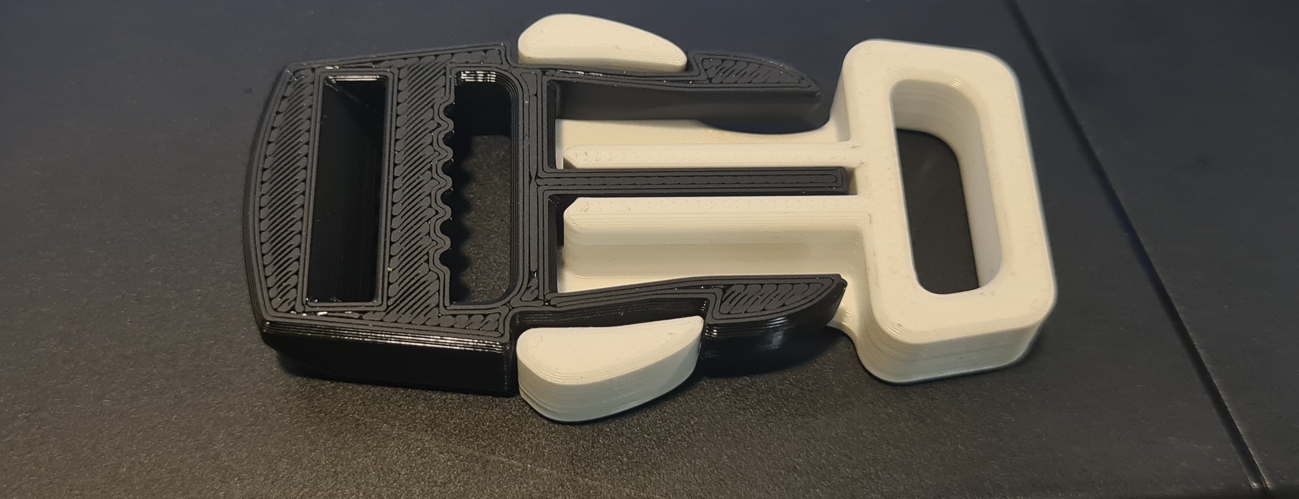 Snap Buckle with smaller tolerance 3D model thumbnail