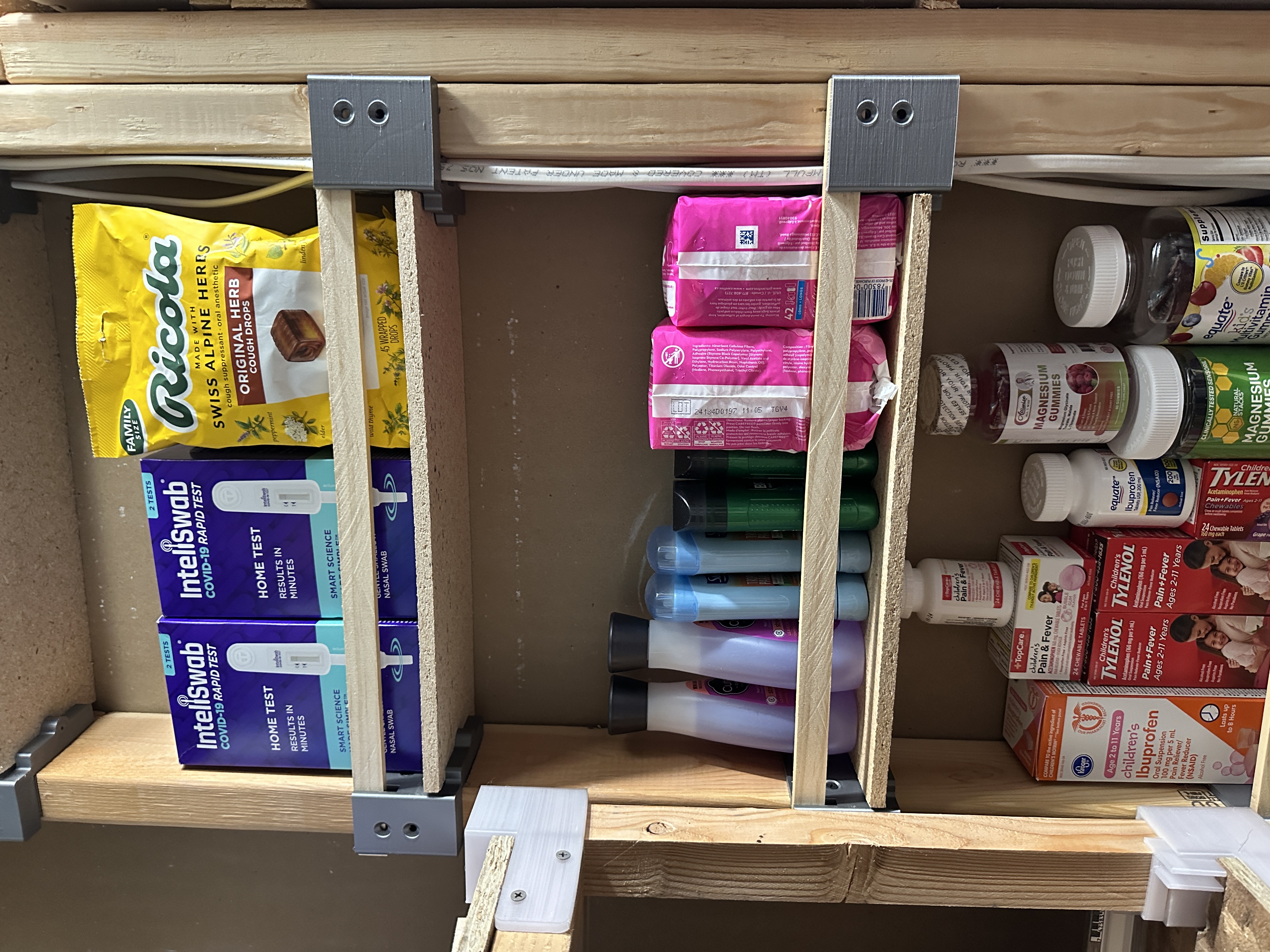 Overbuilt Between Stud Shelf Brackets